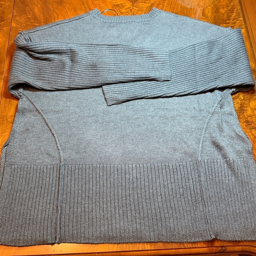 Heyson Dusty Teal Sweater NWT - Picture 4 of 8